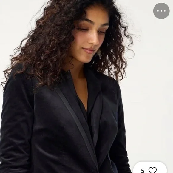 J. Crew Women's Elegant Black Velvet Blazer - Picture 2 of 7